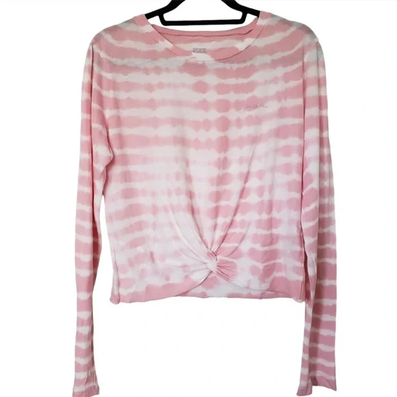 NWT VS PINK knotted long sleeve tie dye - Picture 2 of 3